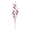 Vickerman 32" Red and White Swirl and Glitter Ball Spray, 4 per bag. -Outdoor Christmas Decorations Sales GUEST 4dfb1607 aa9d 477e 99de d562c0e2746e