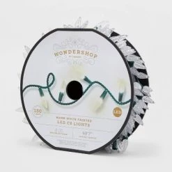 150ct LED C6 Faceted Christmas String Lights Warm White with Green Wire - Wondershop™ -Outdoor Christmas Decorations Sales GUEST 4e8a973f 4069 4103 953f ada47226f55f