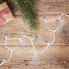 Northlight 100ct Mini LED String Lights Blue/Pure White - 33' White Wire -Outdoor Christmas Decorations Sales GUEST 4f70b6a7 275c 4aef b61f 9ef6c9f155d4