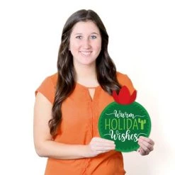 Big Dot of Happiness Merry Cactus - Yard Sign and Outdoor Lawn Decorations - Christmas Cactus Party Yard Signs - Set of 8 -Outdoor Christmas Decorations Sales GUEST 4f85eb1a ee62 4e61 9fd1 e1f205e3cbc7