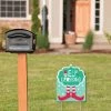 Big Dot of Happiness Elf Squad - Outdoor Lawn Sign - Kids Elf Christmas and Birthday Party Yard Sign - 1 Piece