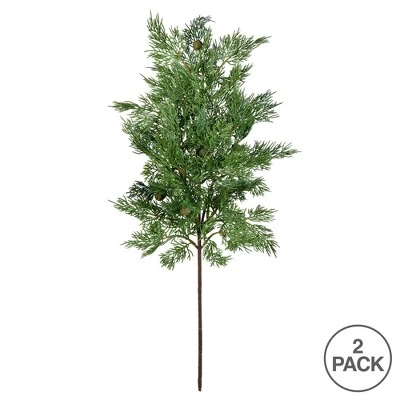 Vickerman Artificial Green Stovall Cedar Pine Artificial Series 4 Vickerman Artificial Green Stovall Cedar Pine Artificial Series - Image 2