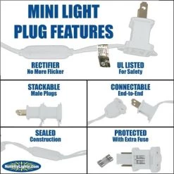 Novelty Lights Inc Novelty Lights 50 Light LED Christmas Mini Light Set (White Wire, 25 Feet) 22 Novelty Lights Inc Novelty Lights 50 Light LED Christmas Mini Light Set (White Wire, 25 Feet) -Outdoor Christmas Decorations Sales GUEST 5300744f 6292 4846 ac5d 478397f5382f 1