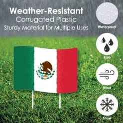 Big Dot of Happiness Viva Mexico - Yard Sign and Outdoor Lawn Decorations - Mexican Independence Day Party Yard Signs - Set of 8 -Outdoor Christmas Decorations Sales GUEST 549797c5 fdf4 4bb6 bf94 55330b0e9691