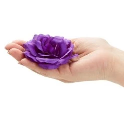 Bright Creations 50 Pack Purple Roses Artificial Flowers Bulk, 3 Inch Stemless Fake Silk Roses for Decorations, Wedding -Outdoor Christmas Decorations Sales GUEST 56173bc1 66f5 44e6 87b1 cb93020ce13e