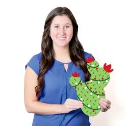 Big Dot of Happiness Merry Cactus - Lawn Decorations - Outdoor Christmas Cactus Party Yard Decorations - 10 Piece -Outdoor Christmas Decorations Sales GUEST 57068773 9616 48b8 86e9 6faac0a0142b