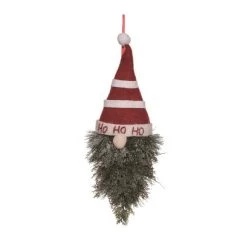 Transpac Foam 18.9 in. Multicolor Christmas Pine Beard Gnome Decor