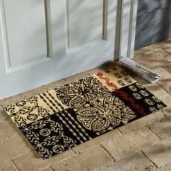 tagltd 1'6"x2'6" Khilana Coir Doormat -Outdoor Christmas Decorations Sales GUEST 59b7f6f3 c326 46d5 bfe5 8835433e9f5d