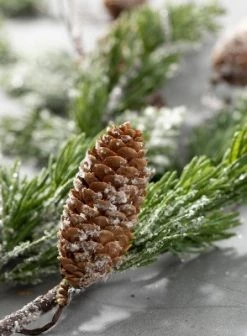 Sullivans Long Pine & Pinecone Artificial Stem 48"H Green