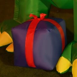 HOMCOM 6' Christmas Inflatables Dinosaur with Hat, Outdoor Blow Up Yard Decoration with Build-in LED for Party 10 HOMCOM 6' Christmas Inflatables Dinosaur with Hat, Outdoor Blow Up Yard Decoration with Build-in LED for Party -Outdoor Christmas Decorations Sales GUEST 5af93373 9fc4 4556 95bf fe4186615e37