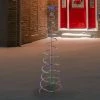 Northlight 6ft LED Lighted Spiral Cone Tree Outdoor Christmas Decoration, Multi Lights -Outdoor Christmas Decorations Sales GUEST 5c5ca26e e570 45e3 9c92 25c090d9fa58