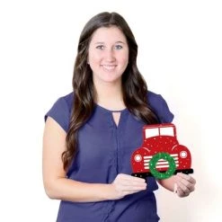 Big Dot of Happiness Merry Little Christmas Tree - Yard Sign and Outdoor Lawn Decorations - Red Truck and Car Christmas Party Yard Signs - Set of 8 -Outdoor Christmas Decorations Sales GUEST 5d0d76a7 69a1 40ae a289 2484c87063a9