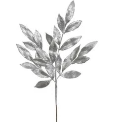 Vickerman 22" Glitter BayLeaf Artificial Christmas Spray -Outdoor Christmas Decorations Sales GUEST 60239ba2 eb14 48ae 8eb8 896632ab8246