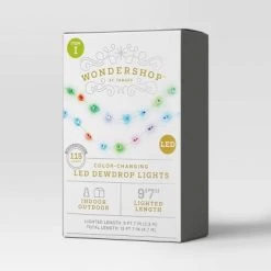 115ct LED High Density Dewdrop Christmas String Lights Color Changing with Silver Wire - Wondershop™ -Outdoor Christmas Decorations Sales GUEST 621cd732 e7bb 4076 be87 f7f555776857