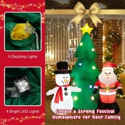 Costway 6 FT Tall Lighted Inflatable Christmas Decoration, Santa Claus and Snowman 14 Costway 6 FT Tall Lighted Inflatable Christmas Decoration, Santa Claus and Snowman -Outdoor Christmas Decorations Sales GUEST 65f81961 615f 43b2 a5dc b2fb76e8df55