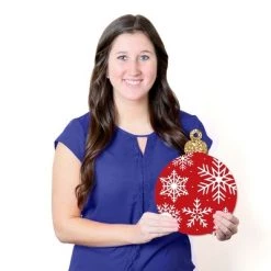 Big Dot of Happiness Black, Red and Green Ornaments - Lawn Decorations - Outdoor Holiday and Christmas Yard Decorations - 10 Piece -Outdoor Christmas Decorations Sales GUEST 6a4c428b 0647 45cd ab19 3b569aa28b06