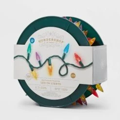 150ct LED C6 Faceted Christmas String Lights Spool Multicolor with Green Wire - Wondershop™ -Outdoor Christmas Decorations Sales GUEST 6cc0fe1c c458 4d3c 927e 0b8622767b1c
