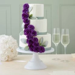 Bright Creations 75 Pack Purple Flowers for Crafts, 2 Inch Stemless Silk Cloth Roses for Wall Decorations, Wedding Receptions, Spring Decor -Outdoor Christmas Decorations Sales GUEST 6e775ea5 c1a6 43d7 9138 42b593c83c84