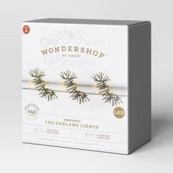 448ct LED Christmas Mini String Lights Garland Warm White Black Wire - Wondershop™ -Outdoor Christmas Decorations Sales GUEST 703446f4 4acf 4cdb b308 90f0a404594f