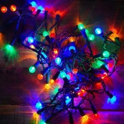 Lumabase 70 Lights Electric Globe String Lights LED