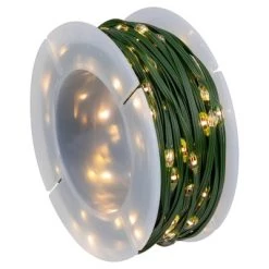Northlight 200ct Multi-Function Warm White Christmas Fairy Lights, 64.5ft Green Wire
