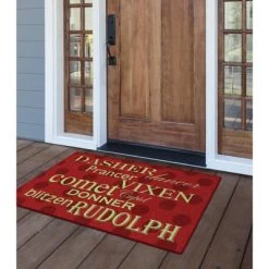 Brumlow Mills Christmas Reindeer Holiday Rug, 2'6" x 3'10"