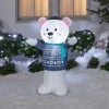 Gemmy Christmas Airblown Inflatable Hanukkah Polar Bear, 4 ft Tall, Multicolored -Outdoor Christmas Decorations Sales GUEST 77f0fe5e d31e 4353 a08e c1dbc39dca2f