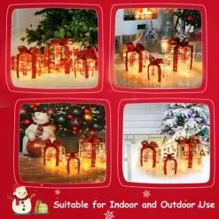 Costway 3 PCS Christmas Gift Boxes Indoor Outdoor W/ 60 LED Lights, Waterproof Plug 17 Costway 3 PCS Christmas Gift Boxes Indoor Outdoor W/ 60 LED Lights, Waterproof Plug -Outdoor Christmas Decorations Sales GUEST 7a1937bd e440 4bf1 af0d 4f38c3ee06f7