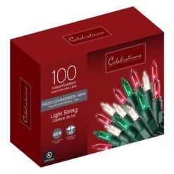 Champ Celebrations Celebrations Incandescent Mini Multicolored 100 ct String Christmas Lights 20 ft.