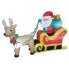 Morris Costumes Inflatable Santa On Sleigh LED Lighted Yard Decoration - 4 ft x 6 ft - Multicolored 2 Morris Costumes Inflatable Santa On Sleigh LED Lighted Yard Decoration - 4 ft x 6 ft - Multicolored -Outdoor Christmas Decorations Sales GUEST 7f8618b3 92c7 46f5 838d 5907c2ef9002