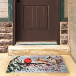Sunnydaze Decor Sunnydaze Indoor Rubber and Polypropylene Nonslip Entrance Kitchen Mat Rug - 17" x 29" -Outdoor Christmas Decorations Sales GUEST 7fd88056 649e 497a 8cb8 4dd8c0082e2f