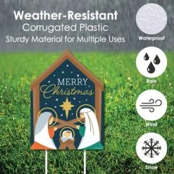 Big Dot of Happiness Holy Nativity - Party Decorations - Manger Scene Religious Christmas Welcome Yard Sign -Outdoor Christmas Decorations Sales GUEST 82bb6d67 7624 4a8e 9f4e 7a961c3d17d3