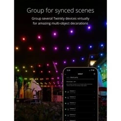 Twinkly Festoon App-Controlled LED Bulb Lights String Multicolor RGB (16 Million Colors) Black Cable. Indoor and Outdoor Smart Lighting Decoration 8 Twinkly Festoon App-Controlled LED Bulb Lights String Multicolor RGB (16 Million Colors) Black Cable. Indoor and Outdoor Smart Lighting Decoration -Outdoor Christmas Decorations Sales GUEST 8bb2604c a8d2 49e7 bcb8 5e92fc067ecb