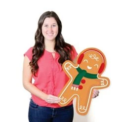 Big Dot of Happiness Gingerbread Christmas - Outdoor Lawn Sign Decorations with Stakes - Gingerbread Man Holiday Party Yard Display - 3 Pieces 12 Big Dot of Happiness Gingerbread Christmas - Outdoor Lawn Sign Decorations with Stakes - Gingerbread Man Holiday Party Yard Display - 3 Pieces -Outdoor Christmas Decorations Sales GUEST 8d53c819 f7ba 43bd 9bd6 af498665630a