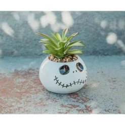 Toynk Silver Buffalo Disney The Nightmare Before Christmas Jack Skellington Ceramic Mini Planter -Outdoor Christmas Decorations Sales GUEST 8f4d1bcd e12f 4c2d 828b f03397077846