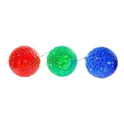 Kurt S. Adler Kurt Adler 27.2-Inch Multi-Color LED Faceted C9 Yard Stakes, 3 Piece Set