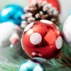Sullivans Artificial Red Teal Ornament Pine Orb Multicolor 7"H -Outdoor Christmas Decorations Sales GUEST 950993d8 e6a1 4371 8731 0a61abcea1e8