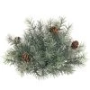 Sullivans Artificial Angel Pine and Cone 1/2 Orb 6"H Green