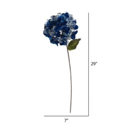 Vickerman 29" Velvet Sheer Hydrangea Aritificial Christmas Pick