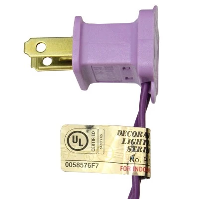 Brite Star 50ct Mini Christmas Lights Clear - 19' Purple Wire 4 Brite Star 50ct Mini Christmas Lights Clear - 19' Purple Wire - Image 2