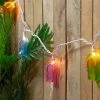 Northlight 10-Count Summer Flip Flop Novelty String Christmas Light Set, 7.25ft White Wire