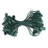 Northlight 50' Green Commercial C9 Christmas Light Socket Set
