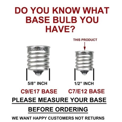 Novelty Lights Inc Novelty Lights Clear G40 Globe Hanging Outdoor String Light Replacement Bulbs E12 Candelabra Base 5 watt 5 Novelty Lights Inc Novelty Lights Clear G40 Globe Hanging Outdoor String Light Replacement Bulbs E12 Candelabra Base 5 watt - Image 3