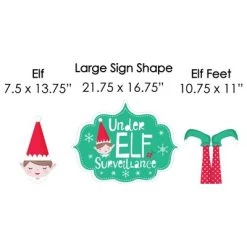 Big Dot of Happiness Elf Squad - Yard Sign and Outdoor Lawn Decorations - Kids Elf Christmas and Birthday Party Yard Signs - Set of 8 -Outdoor Christmas Decorations Sales GUEST a1ebc244 c5df 4b91 9386 28e4598db079