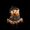 Northlight 32" Pre-Lit Lane Camo Santa Claus Christmas Outdoor Decor - Clear Lights
