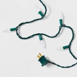 150ct LED C6 Faceted Christmas String Lights Warm White with Green Wire - Wondershop™ -Outdoor Christmas Decorations Sales GUEST a3bab6de b9cc 4a6b 84b4 4ed30a902420