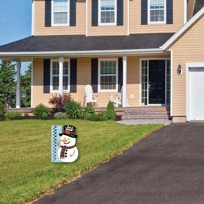Big Dot of Happiness Snowman Snow Gauge - Party Decorations - Snow Measurement Welcome Yard Sign 3 Big Dot of Happiness Snowman Snow Gauge - Party Decorations - Snow Measurement Welcome Yard Sign