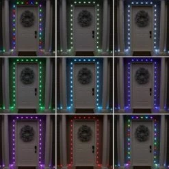 Philips 50ct LED App-Controlled Color Changing Create Motion Faceted C9 String Lights with Green Wire