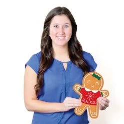 Big Dot of Happiness Gingerbread Christmas - Yard Sign and Outdoor Lawn Decorations - Gingerbread Man Holiday Party Yard Signs - Set of 8 -Outdoor Christmas Decorations Sales GUEST a82ced8b 748d 455d 80e4 b1917aa2f31e