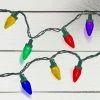 Northlight 50 Multi-Color LED C7 Mini Christmas Lights, 20.25 ft Green Wire -Outdoor Christmas Decorations Sales GUEST a87727a7 48f5 42b5 a933 3a240237a669